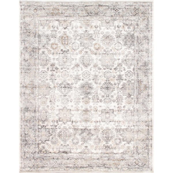 Pasargad Home 5 x 7 ft. Amadeus Design Power Loom Area Rug, Ivory PRC-1022IG 5x7 - main